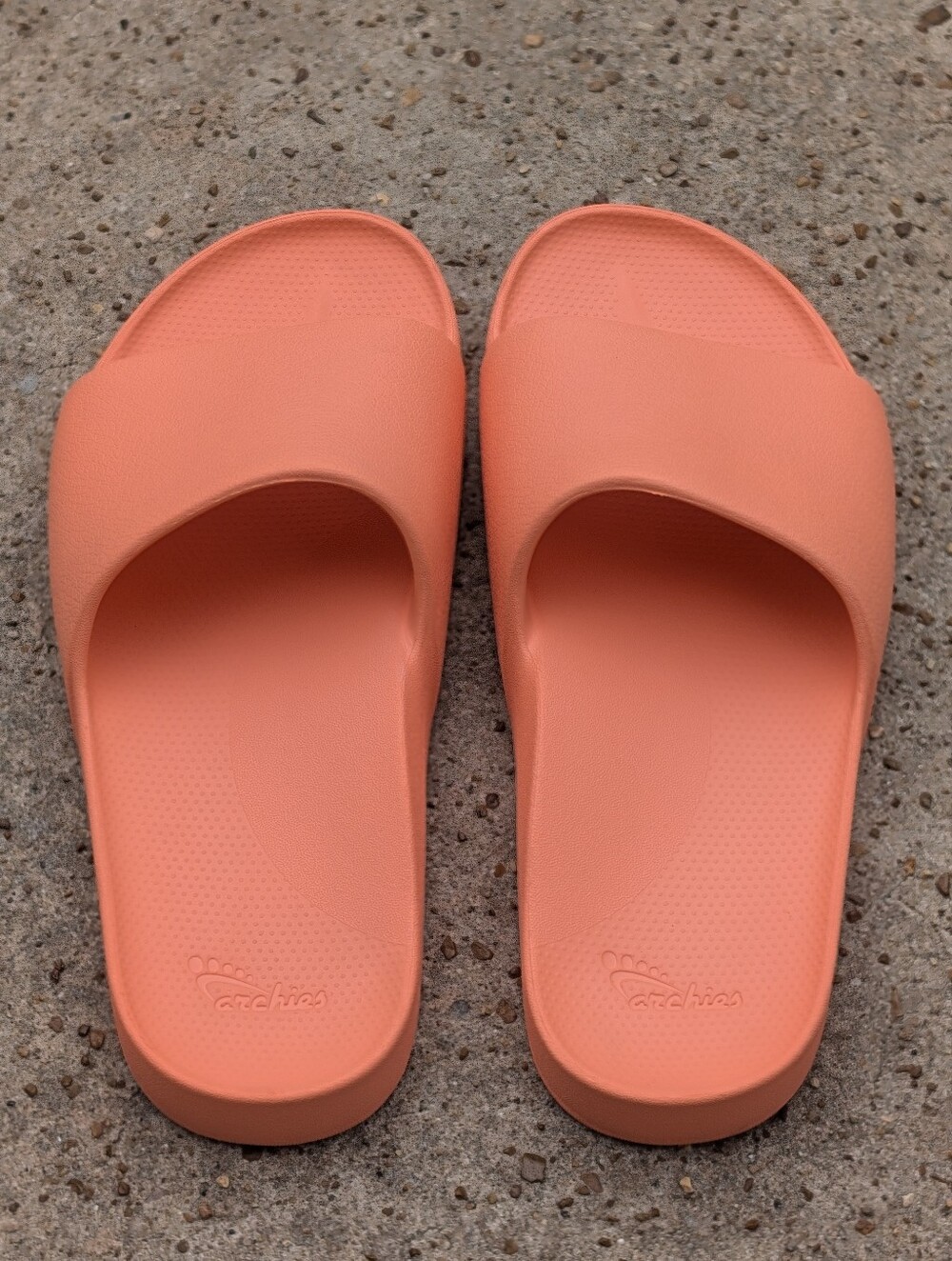 Archies Slides Unisex W6/M5, Arch Support, Peach